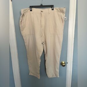 Plus Size Linen Pants
